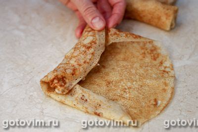 Блины с курицей в сливочном соусе бешамель. Рецепт с фото