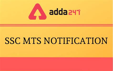 SSC MTS 2020: Notification Dates, Exam Date, Eligibility Criteria