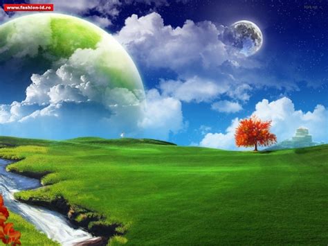 покажите красивые, яркие 3d обои на рабочий стол?