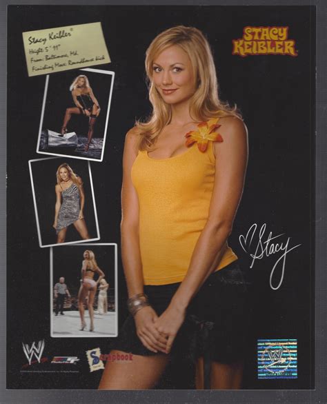 2003 STACY KEIBLER "COLLAGE" WWE AUTHENTIC ORIGINAL 8X10 GLOSSY PHOTO