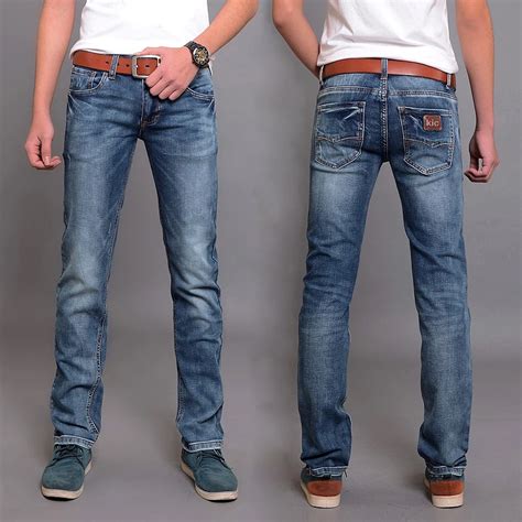 2015 jeans men classic blue famous brand skinny jeans for men cool ...