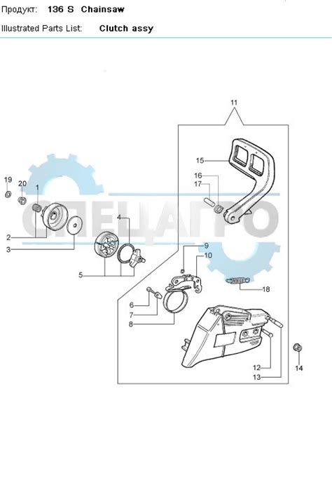 Запчасти к пиле EFCO 136 S