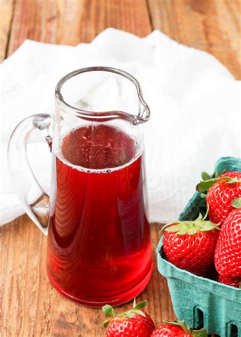 strawberry simple syrup recipes