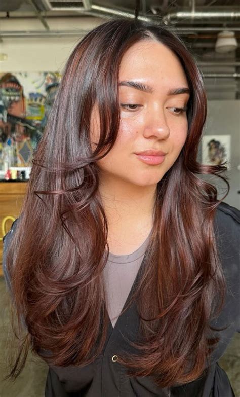 long layered haircuts   faces soft face framing layers
