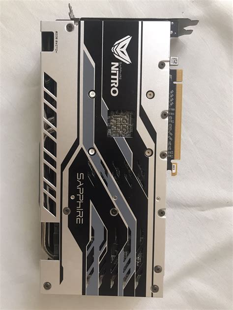 [For Sale] - SOLD-RX580 sapphire nitro 4gb rx 580 GPU | AMD | Carbonite
