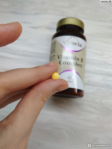 Витаминный комплекс Vivacia Vitamin B Complex - «Хороший комплекс ...