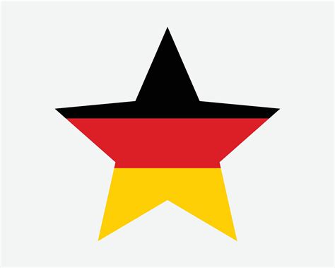 Germany Star Flag 26422824 Vector Art at Vecteezy