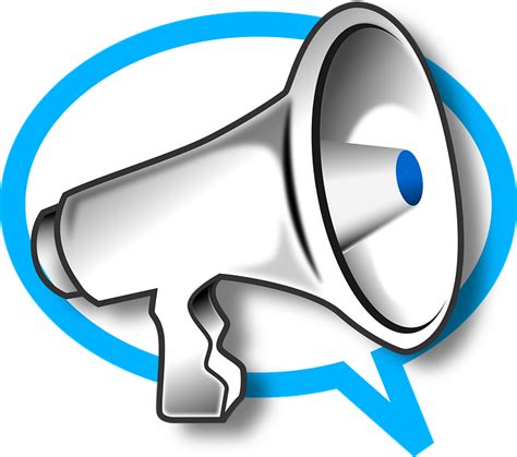 vector graphic megaphone phone speak sound  image