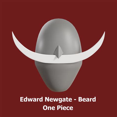 STL file Edward Newgate Beard White Beard One Piece・3D printer model to