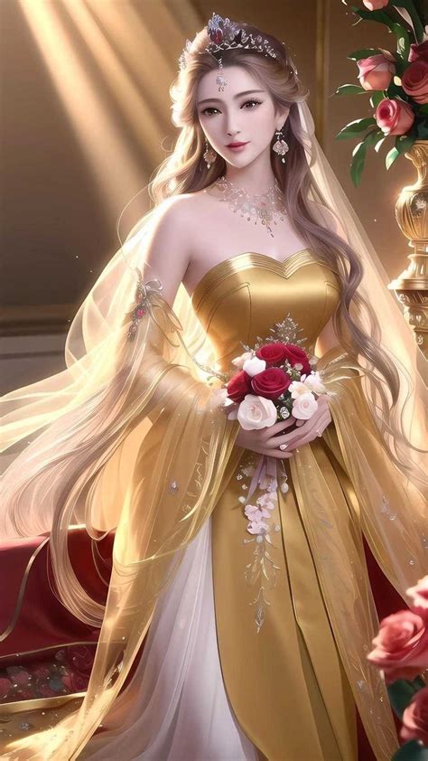 Golden glitter queen anime 😍 | Nàng tiên, Hình ảnh, Công chúa