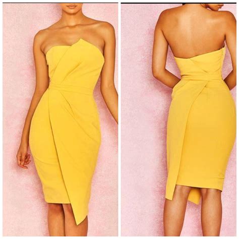 Pin by Jasmine Kent on and it was called Yellow! | Fashion dresses