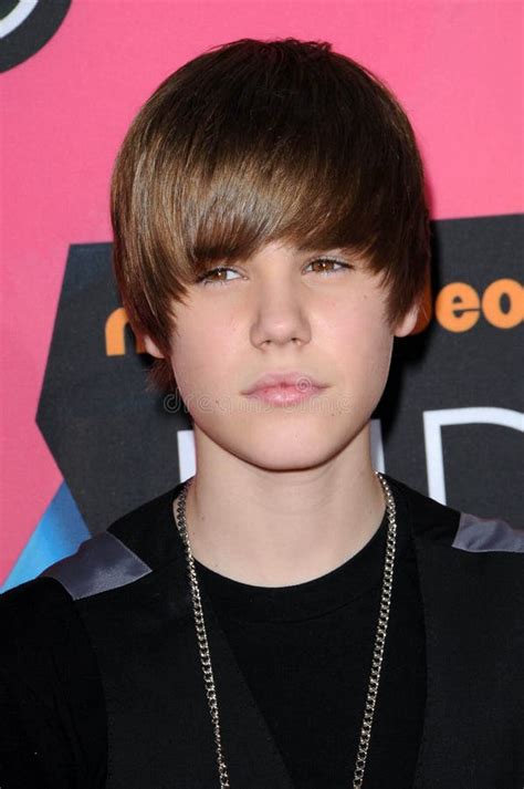 Justin Bieber editorial stock photo. Image of nickelodeons - 26356273