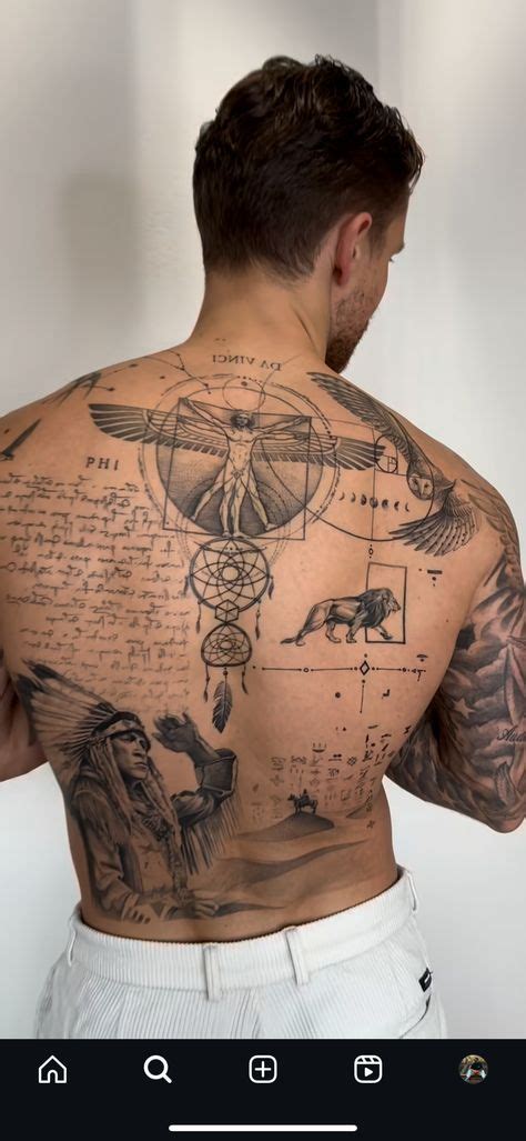 Male Back Tattoo Ideas for Men