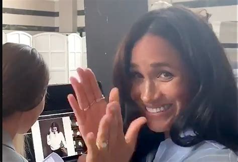 Meghan Markle Debuts Her Workwear Collection in Surprise Visit