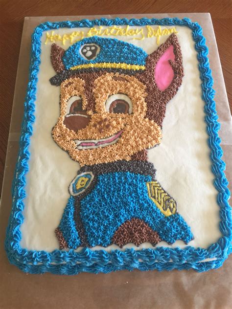 Paw Patrol Chase Cake