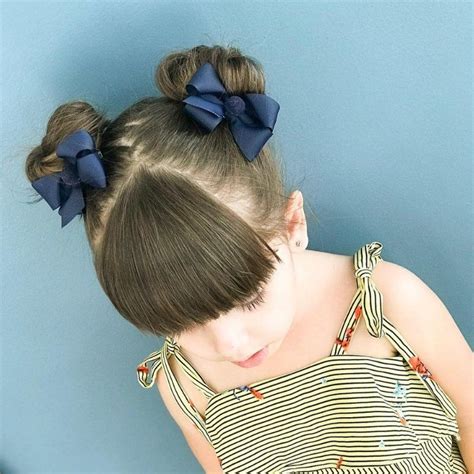 Penteado Com Franja Infantil