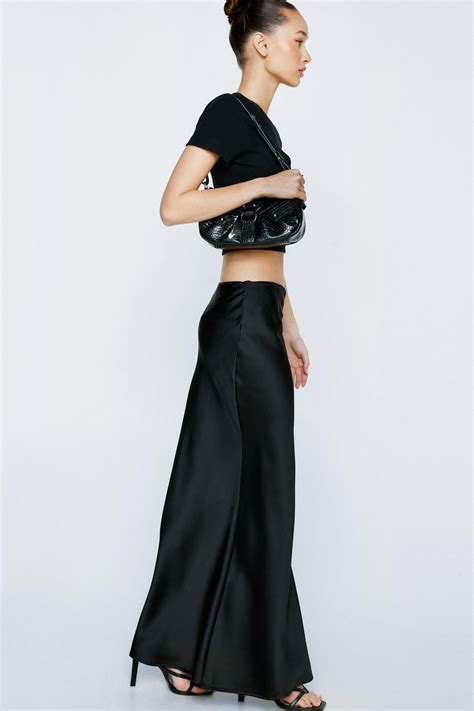 Skirts | Satin Maxi Skirt | NastyGal