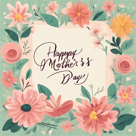 Mother's Day Greeting: Beautiful Flowers | Stable Diffusion Online