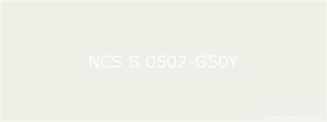 S 0502-G50Y : NCS color S 0502-G50Y | PaintColourChart.com