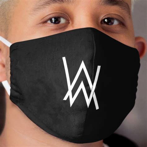 alan walker cloth face mask chief  shirt