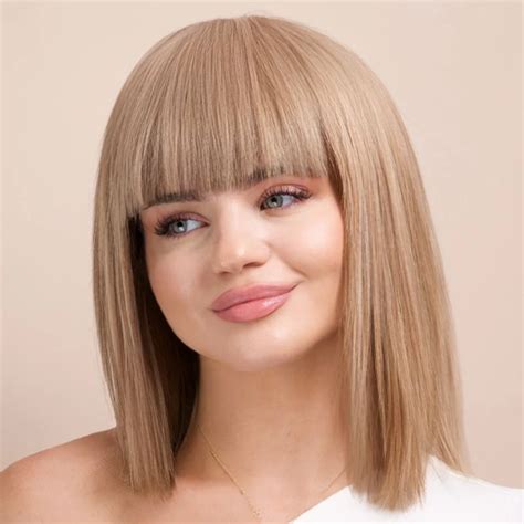 Human hair wigs with bangs - Affordable lace front wigs. – Irresistible Me