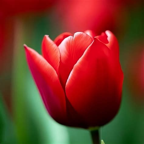 Premium AI Image | red tulips