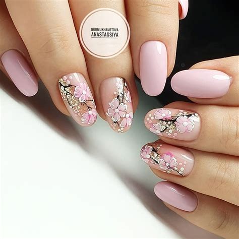 Идеи маникюра | ВКонтакте | Floral nails, Pretty nail art designs, Pink ...
