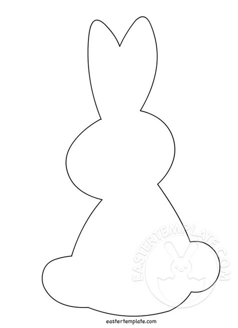 Easter Bunny Printable Template - Easter Template