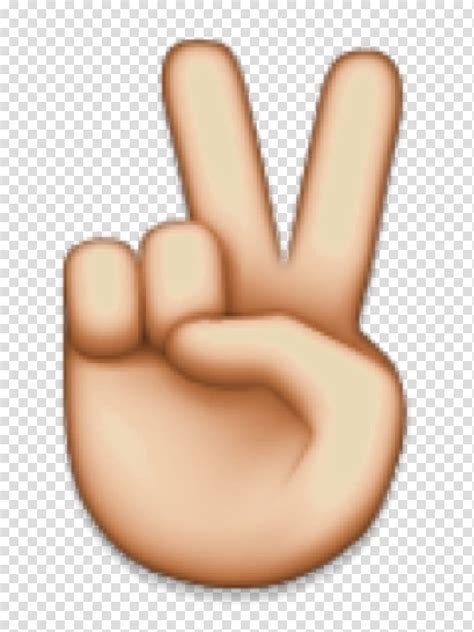 Peace Sign Emoticon