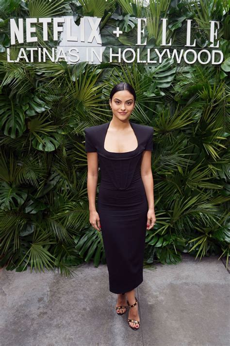 CAMILA MENDESS at Elle Latinas in Hollywood Event in Los Angeles 10/16