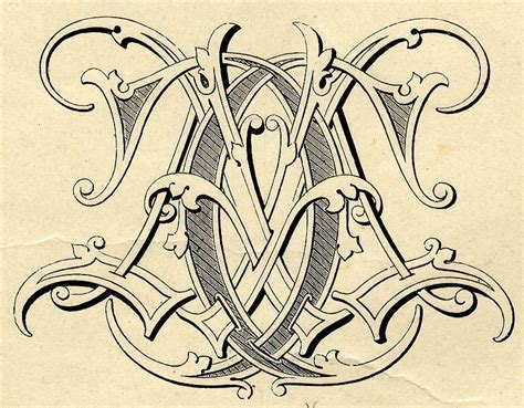 Правила монограмм | EMBROIDERY-DIGITIZING.RU | Монограмма, Винтажное ...