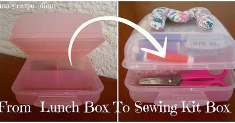 From Lunch Box To Sewing Kit Box / Od kutije za užinu do kutije za ...