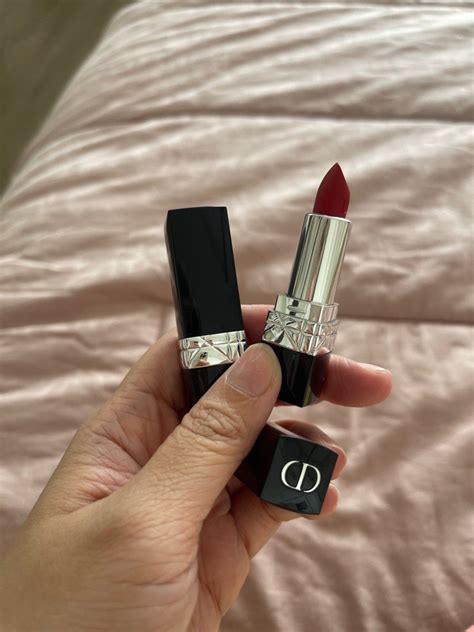 ROUGE DIOR LIPSTICK 999 matte on Carousell