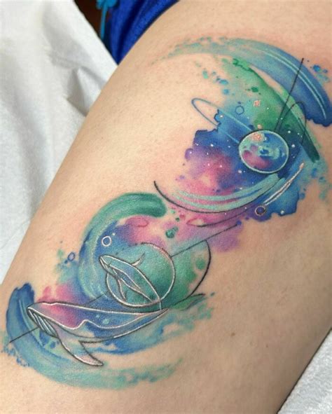 109 Cool Space Tattoos That Are Cosmically Good | Bored Panda