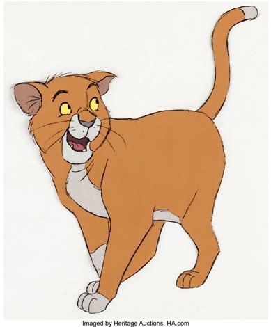 The Aristocats Thomas OMalley Production Cel Walt Disney, 1970 by Walt ...