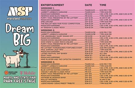 Free Entertainment | Maryland State Fair