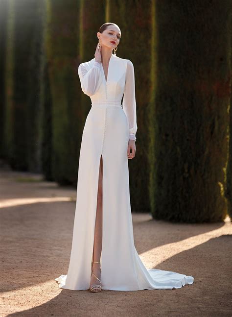 100 vestidos de novia con manga larga