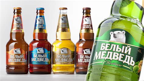 Bely Medved beer restyling on Behance