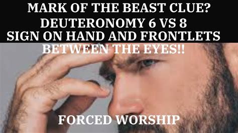 mark   beast sign  hand  frontlets  eyes