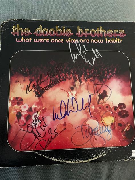 The Doobie Brothers Hand Signed Autographed Album Record LP - Etsy