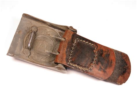 German WWI belt with Prussian buckle Gott mit Uns 1916