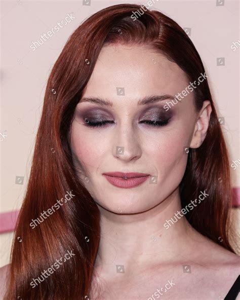 English Actress Sophie Turner Wearing Louis Editorial Stock Photo