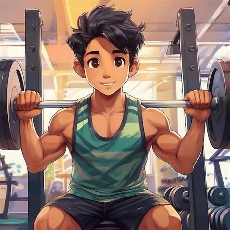 anime gym athlete pictures