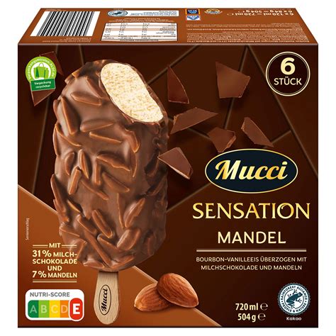 MUCCI Premium-Stieleis 720 ml, Mandel | ALDI SÜD