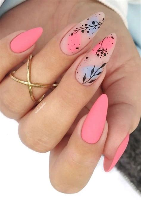 🍃🌹🍃Nail Design🍃🌹🍃 | Pink nails, Gel nails, Spring nails