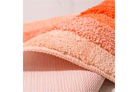 Мягкий коврик для ванной комнаты WESS Belorr 50х80см, orange A13-44 ...