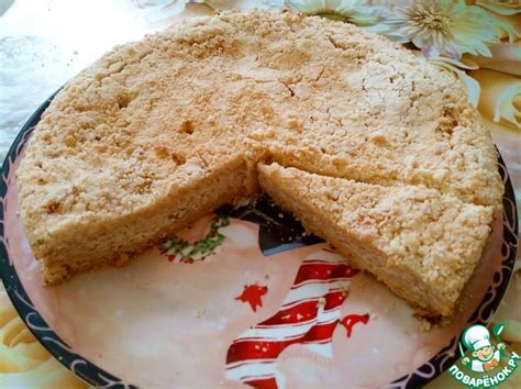 Пирог с творогом и яблоками – кулинарный рецепт