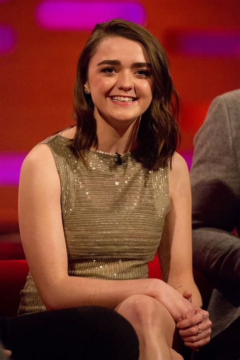 Maisie Williams at Graham Norton Show in London • CelebMafia