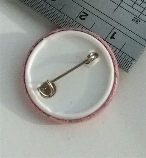 Heart Pins Red and Blue Photo Badge Set - Etsy