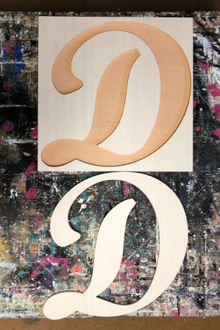 How To Decorate Wood Letters With A Unique Style - Do Dodson Designs